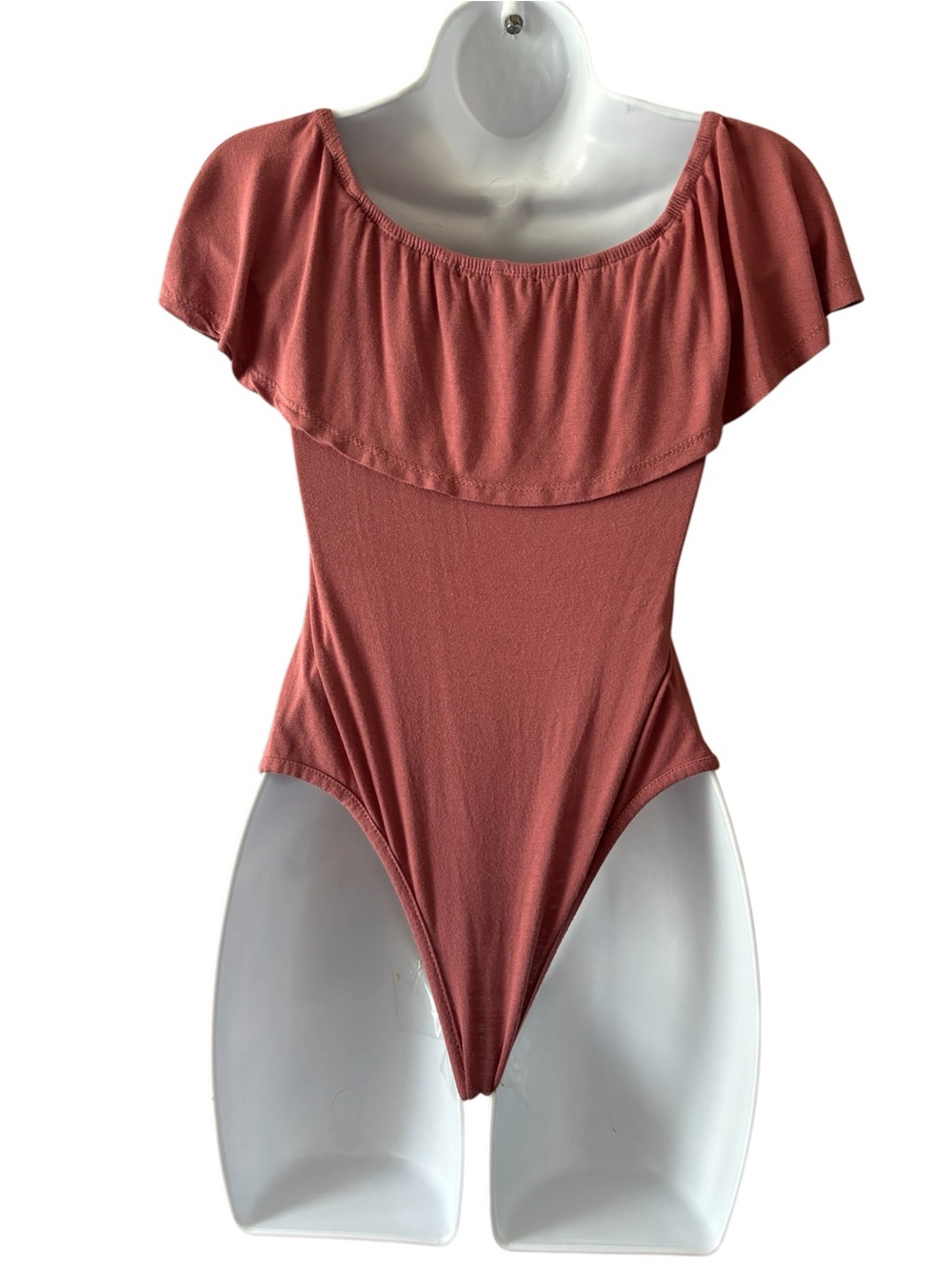 Marci Off-Shoulder Ruffle Bodysuit - Picture 6 of 7